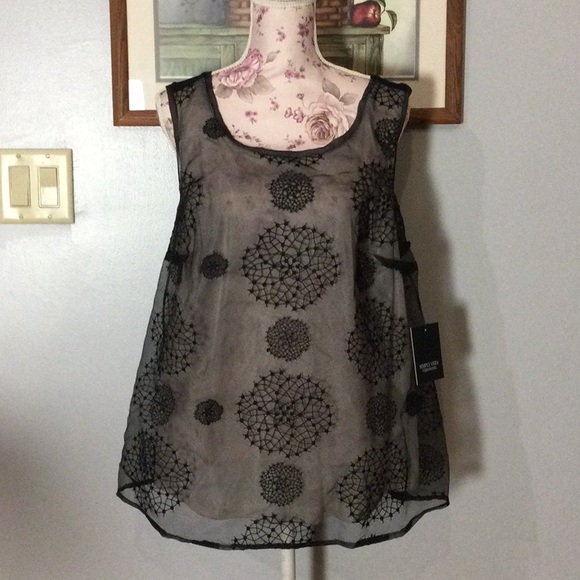 Simply Vera Vera Wang Tops - Simply Vera Black Lace Blouse